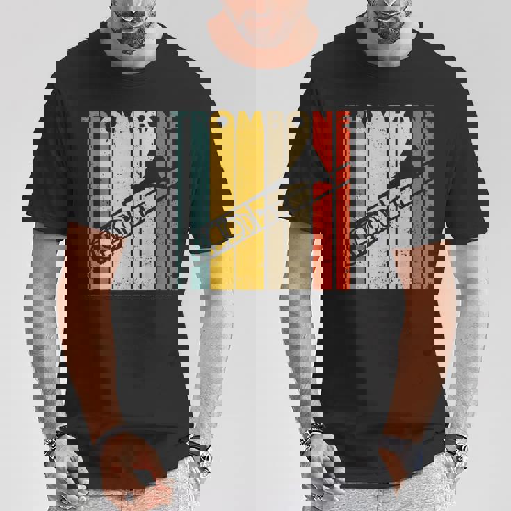 レトロトロンボーン I 吹奏楽部 I ミュージシャン I トロンボーン Tシャツ 面白い贈り物