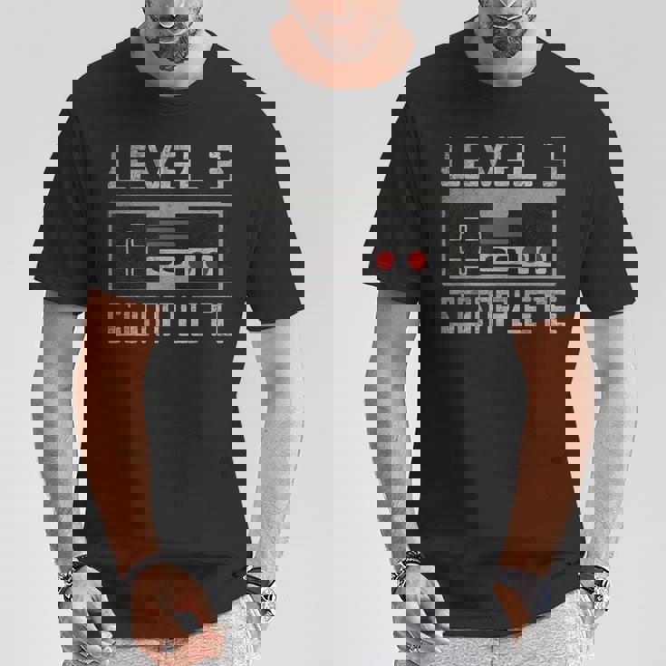 レベル 3 コンプリート 3 Year 3Rd Wedding Anniversary For Him Her Tシャツ 面白い贈り物