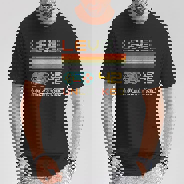 レベル42 アンロック ゲーマー 42歳の誕生日 Tシャツ 面白い贈り物