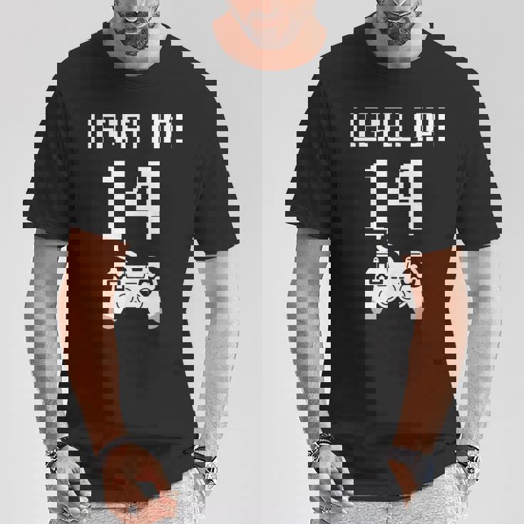 レベルアップ 14歳 誕生日プレゼント 男の子 女の子 Tシャツ 面白い贈り物