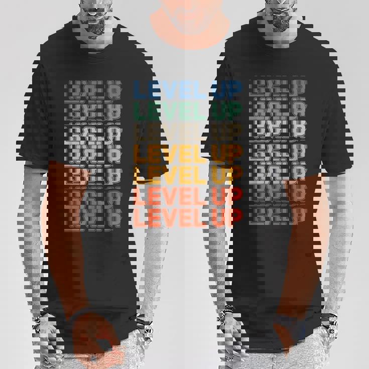 レベルアップ ビデオゲーム ゲーム レトロ ゲーマー Tシャツ 面白い贈り物