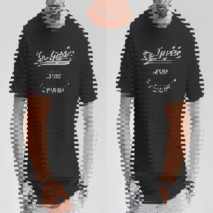 ロサンゼルス カリフォルニア 旅行 お土産 ヴィンテージ ロサンゼルス Tシャツ 面白い贈り物