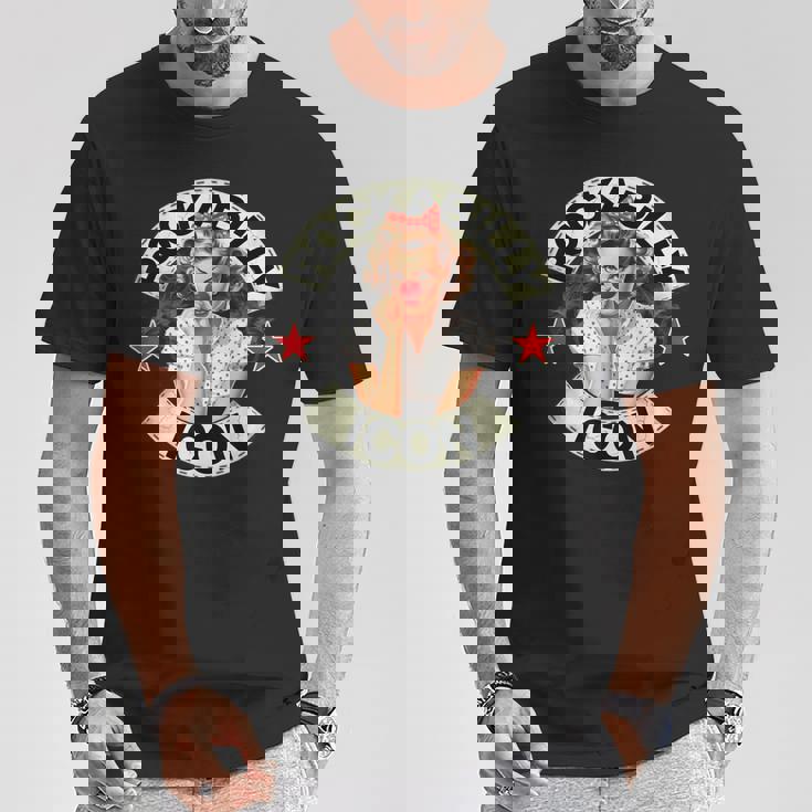 ロックンロール ロカビリー 40年代と50年代 ピンナップガール Tシャツ 面白い贈り物