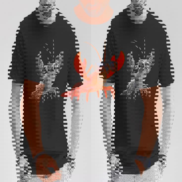 ロブスター 甲殻類 大型カニ ロブスター スイートロブスター Tシャツ 面白い贈り物