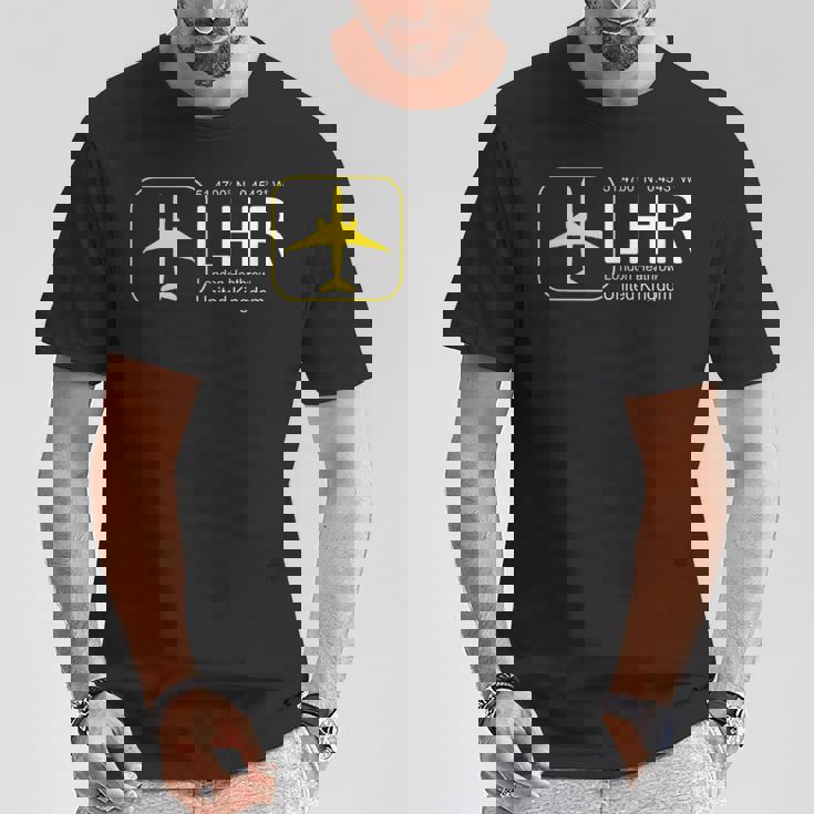 ロンドンヒースロー国際空港 Tシャツ 面白い贈り物