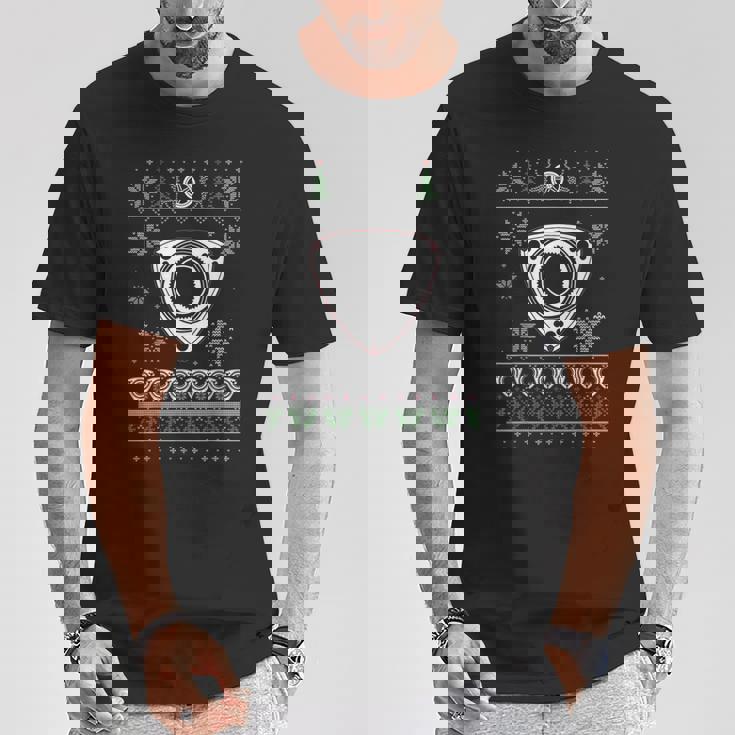 ロータリーエンジン スポーツ 車 恋人 醜いクリスマスデザイン Tシャツ 面白い贈り物