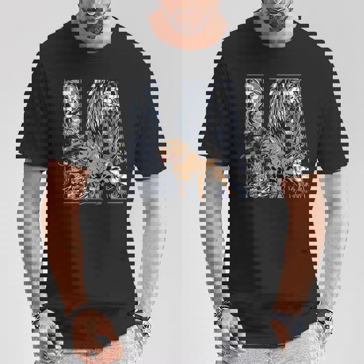 メンズ ローライダー スタイル、La ピットブル ドッグ。チカーノ・チョロ、ラティーノ Tシャツ 面白い贈り物