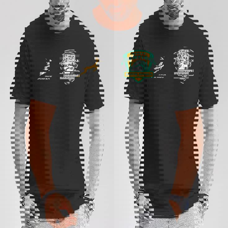 ワールドチャンピオンpringbok Bokke 南アフリカ ラグビー Tシャツ 面白い贈り物