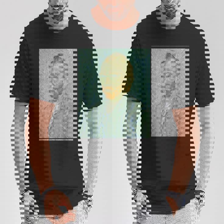 ヴァンゴッホ自画像＃4芸術家のための芸術 Tシャツ 面白い贈り物