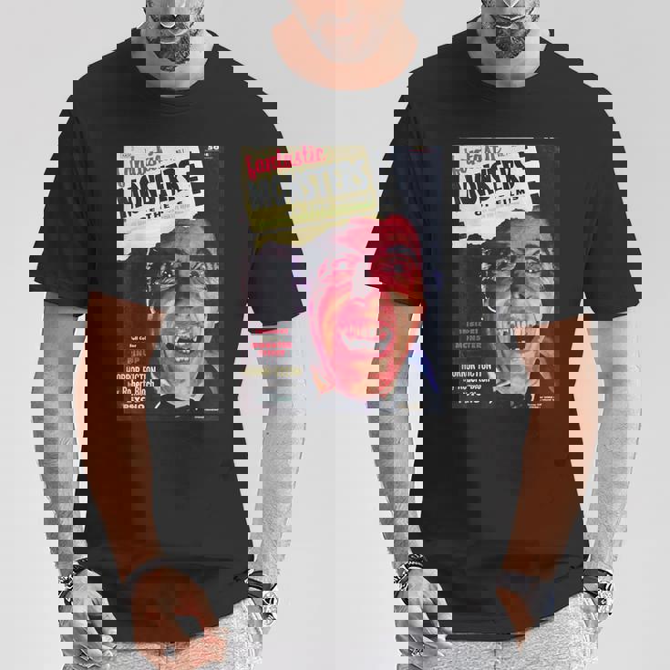 ヴァンパイア ハロウィン ホラー ヴィンテージ ドラキュラ コミックブック レトロ Tシャツ 面白い贈り物