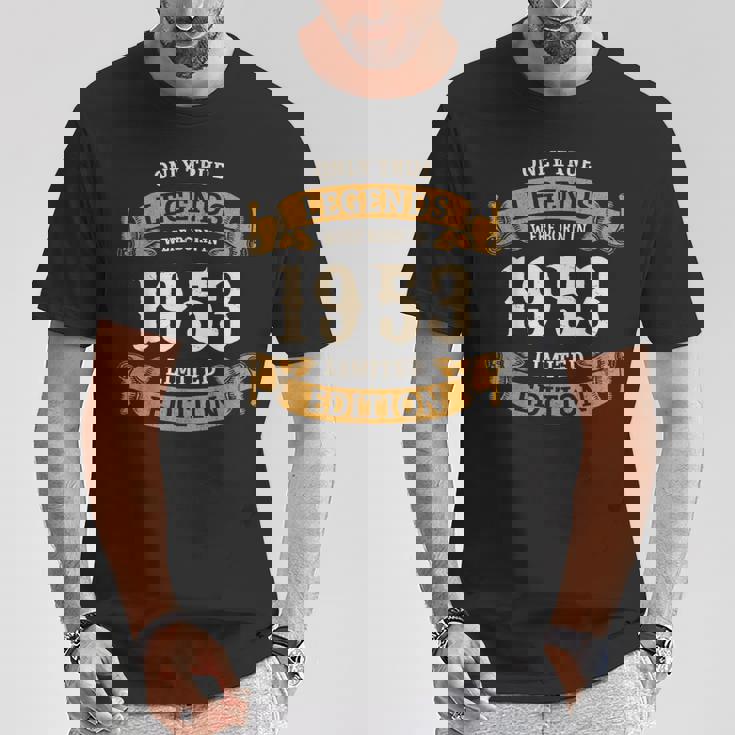 ヴィンテージ 1953 ギフト 男性 女性 長寿祝い 1953年生まれ ユニークな誕生日プレゼント Tシャツ 面白い贈り物