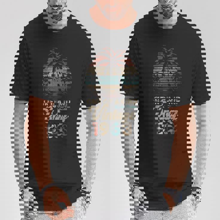 ヴィンテージ 1963 パームツリー サンセット 62歳 誕生日 レトロ Tシャツ 面白い贈り物