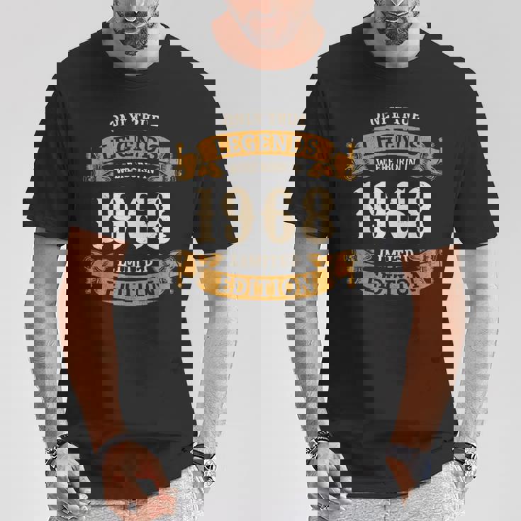 ヴィンテージ 1968 ギフト 男性 女性 長寿祝い 1968年生まれ ユニークな誕生日プレゼント Tシャツ 面白い贈り物