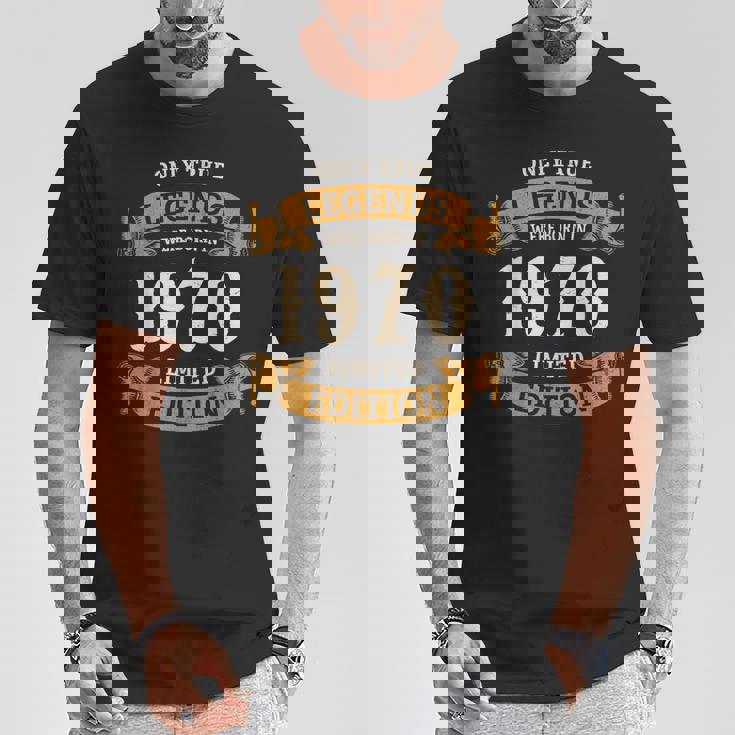 ヴィンテージ 1970 ギフト 男性 女性 長寿祝い 1970年生まれ ユニークな誕生日プレゼント Tシャツ 面白い贈り物