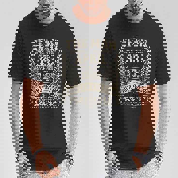 ヴィンテージ 80歳 男性 ギフト 1945年4月 80歳の誕生日 Tシャツ 面白い贈り物