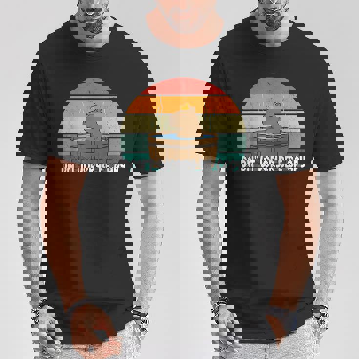 ヴィンテージ Don't Worry Be Capy Capybara Tシャツ 面白い贈り物