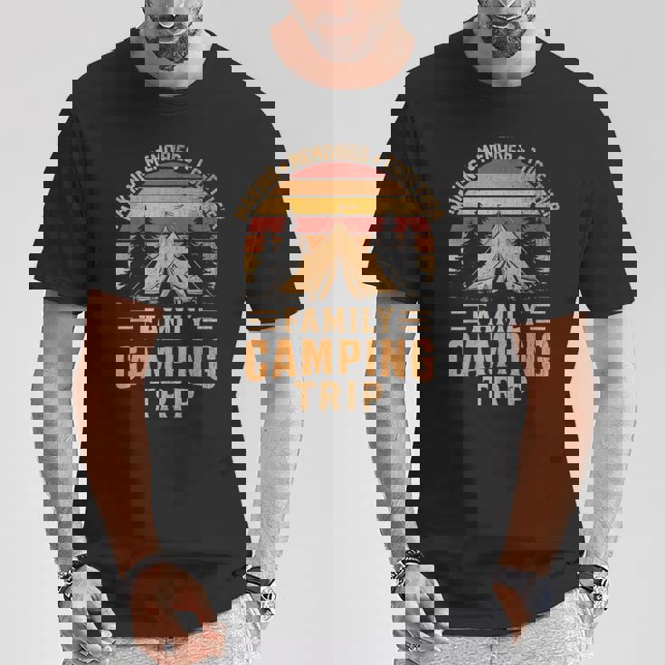 ヴィンテージ キャンパー キャンプ ファミリー キャンプ 旅行 2024 マッチング グループ Tシャツ 面白い贈り物