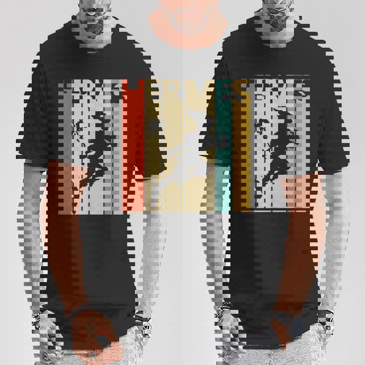 ヴィンテージ ギリシャ神話 神エルメス Tシャツ 面白い贈り物