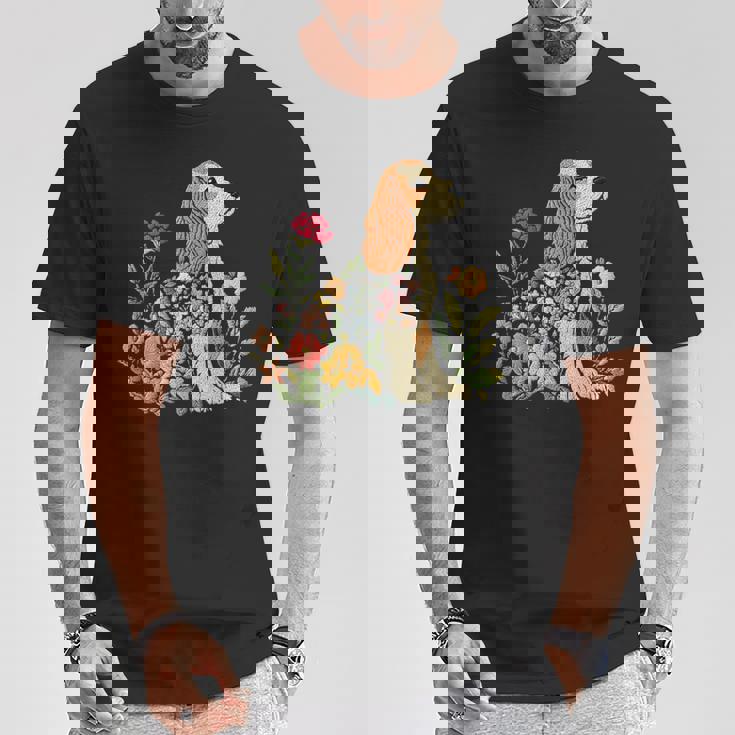 ヴィンテージ コッカー スパニエル ママ 犬 飼い主 母の日 Tシャツ 面白い贈り物