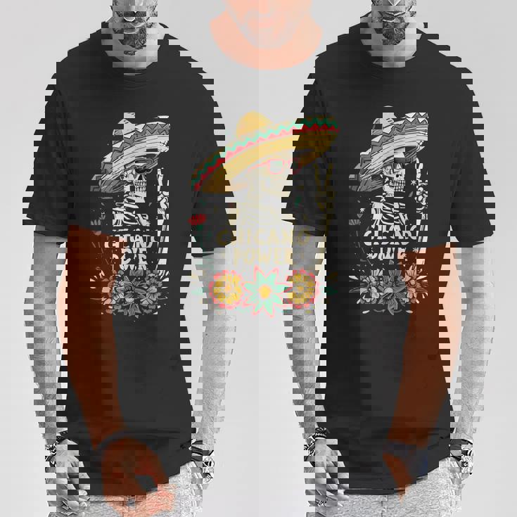 ヴィンテージ チカーノ Día De Los Muertos Tシャツ 面白い贈り物