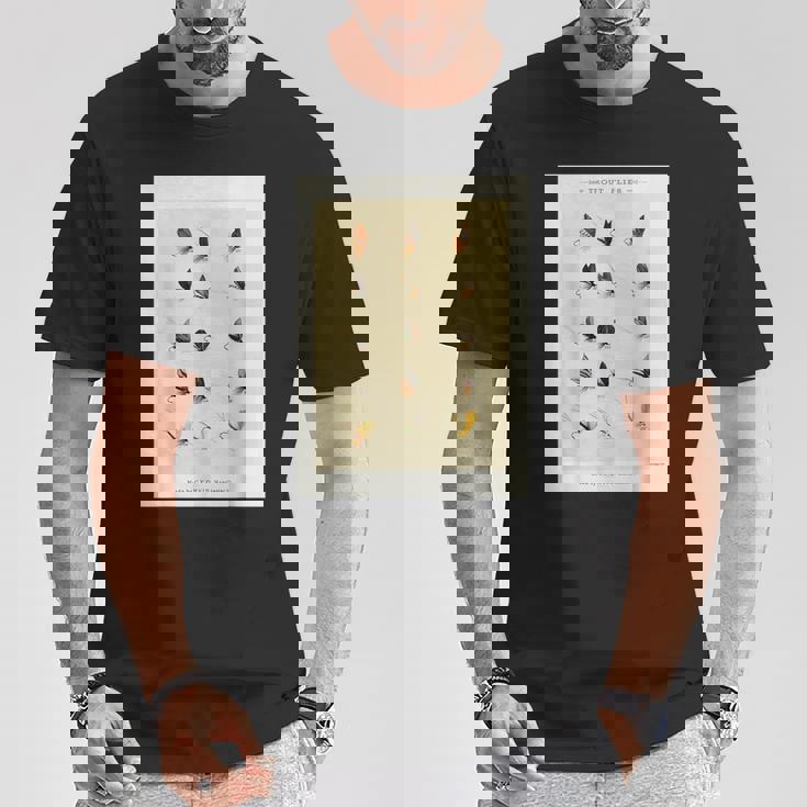 ヴィンテージ トラウトフィッシング フライ メアリーオービス フィッシャーマンアート Tシャツ 面白い贈り物