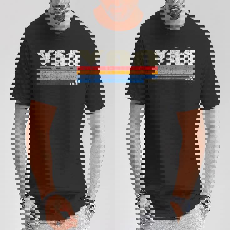 ヴィンテージ レトロ 70年代80年代スタイル バン・アルスティーンの故郷、テキサス州 Tシャツ 面白い贈り物