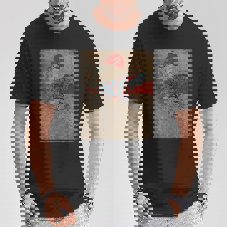 ヴィンテージ 日本の妖怪鬼 幽霊 ゴースト Tシャツ 面白い贈り物