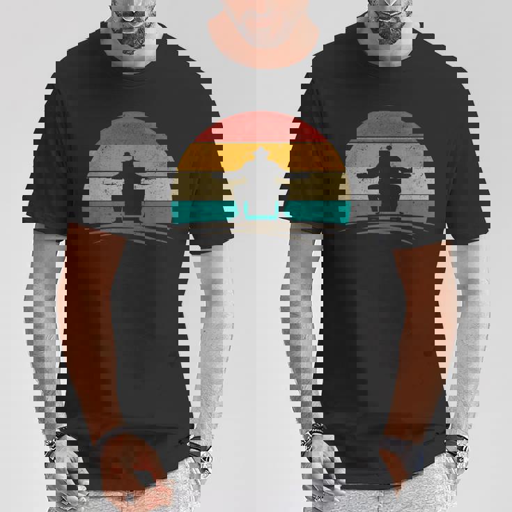 ヴィンテージ 相撲 レスラー レトロ 70年代 アンティーク調 相撲愛好家 Tシャツ 面白い贈り物