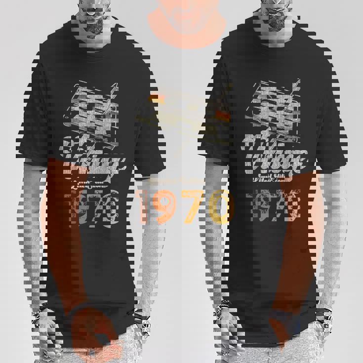 ヴィンテージ1970 カセット・ペンシル 55歳の誕生日 Tシャツ 面白い贈り物