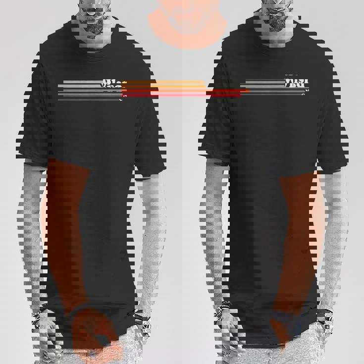 ヴィンテージ1980年代グラフィックスタイルウィルソンノースカロライナ州 Tシャツ 面白い贈り物