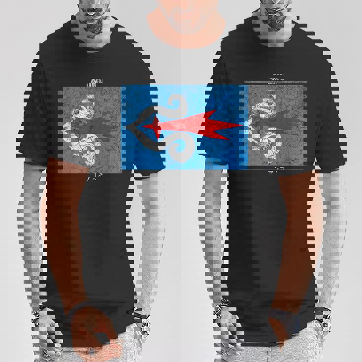 ヴィンテージアイヌ国旗。 Tシャツ 面白い贈り物