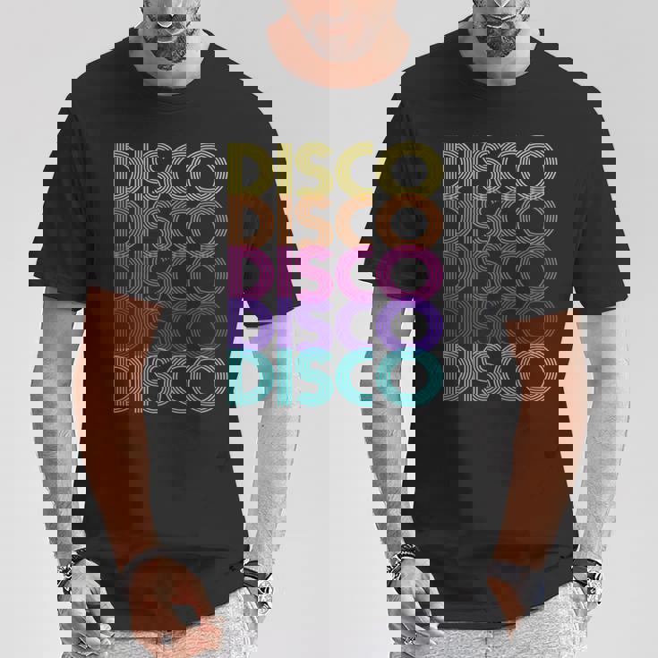 ヴィンテージスタイル ダンシング レトロ ディスコ Tシャツ 面白い贈り物