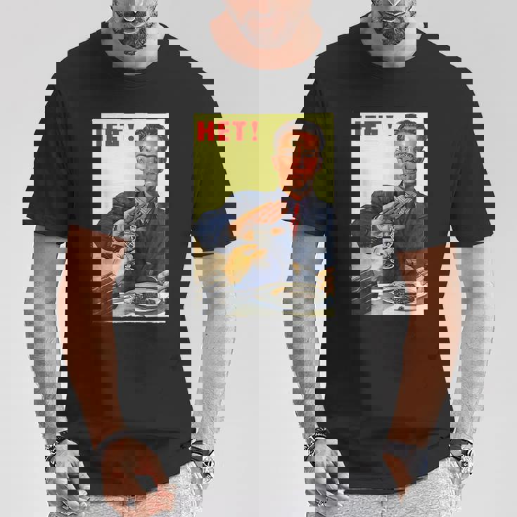 ヴィンテージソビエトロシアソ連プロパガンダno Alcohol ポスター Tシャツ 面白い贈り物