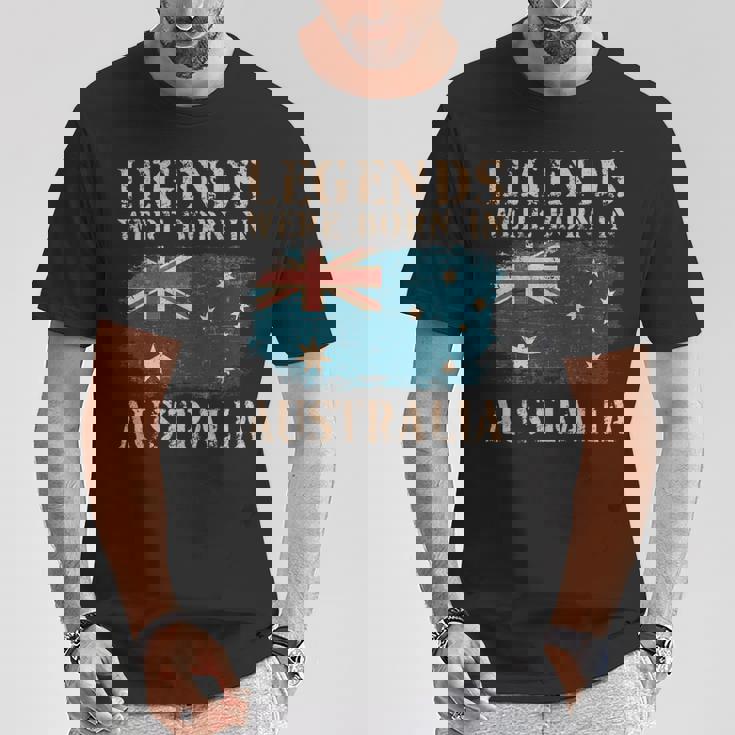 ヴィンテージデザインオーストラリア国旗オーストラリア Tシャツ 面白い贈り物