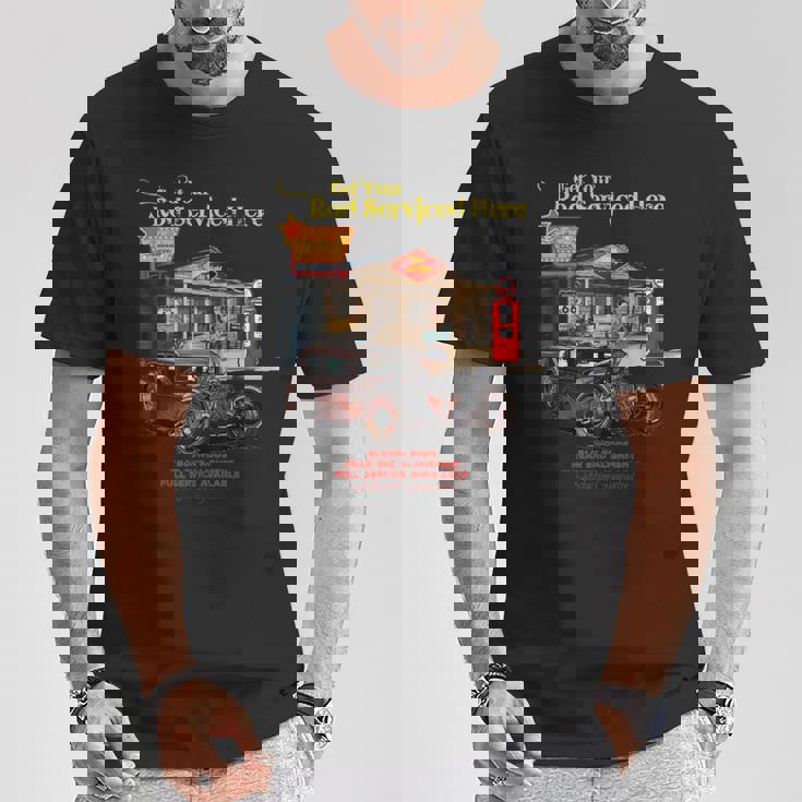 ヴィンテージラットロッドtシャツ ピンナップガール メンズtシャツ Tシャツ 面白い贈り物