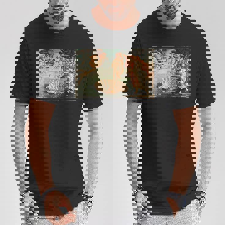 ヴィーナスの誕生 サンドロ・ボッティチェッリ 有名な絵画 Tシャツ 面白い贈り物