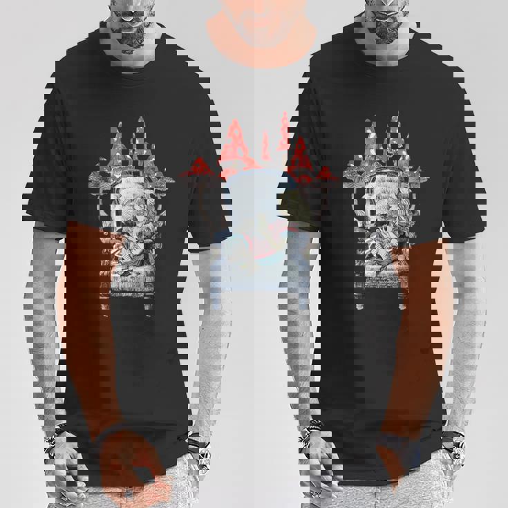 不思議の国のアリス アリスマッシュルーム Tシャツ 面白い贈り物