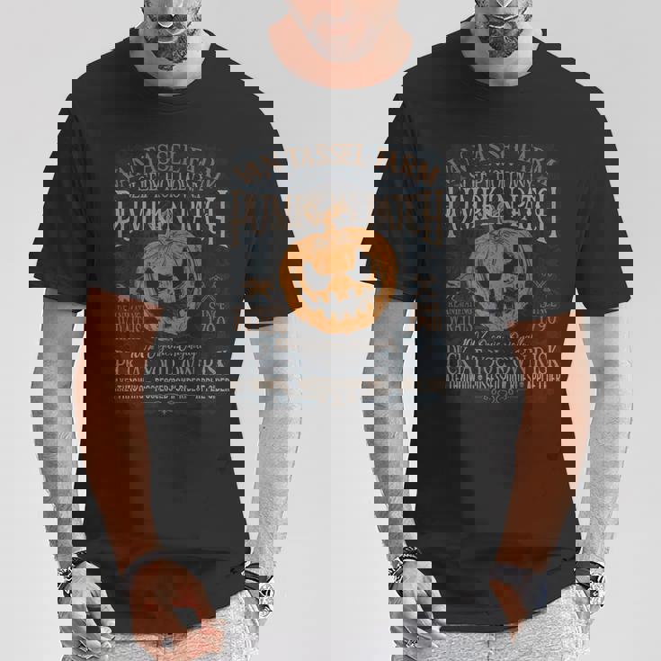 不気味なパンプキン パッチ スリーピー ホロウ ニューヨーク ハロウィン Tシャツ 面白い贈り物