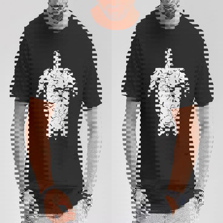 亀 かめ カメ 龜 亀甲 亀の子 かっこいい 可愛い かわいい 海亀 海 うみ 罅 ひび 隙間 動物 ペット 爬虫類 長袖tシャツ Tシャツ 面白い贈り物