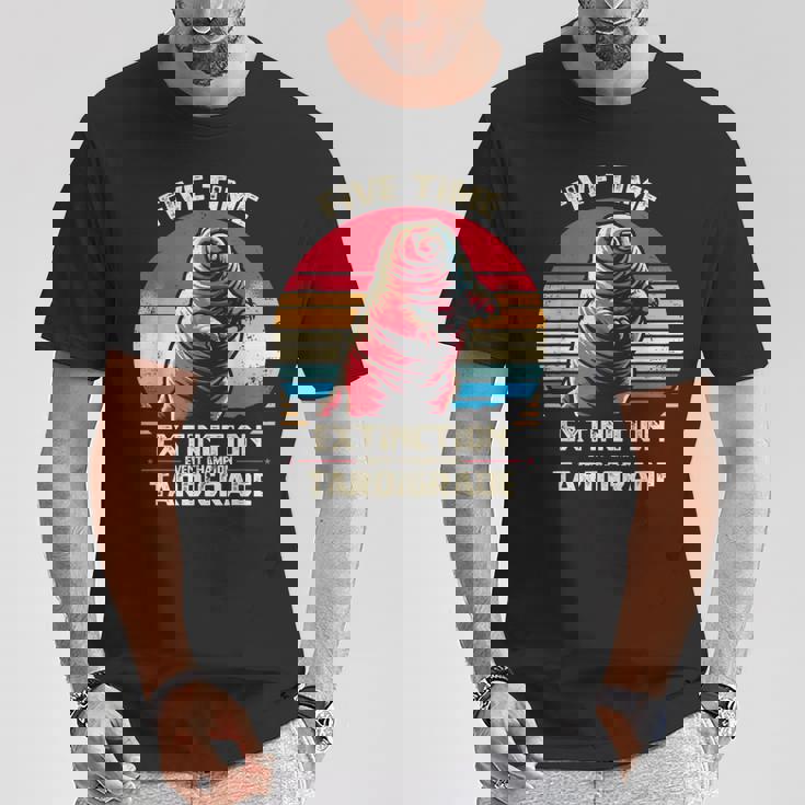 五度絶滅イベントチャンピオン クマムシ生物学者 Tシャツ 面白い贈り物