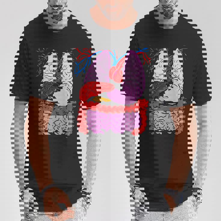 人体の解剖学 Tシャツ 面白い贈り物