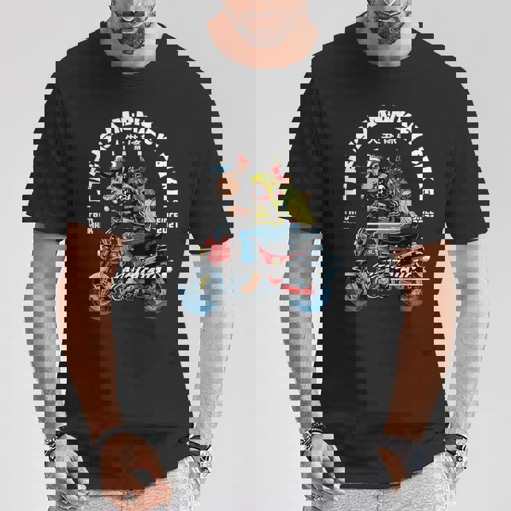 人生はモンキーバイク Tシャツ 面白い贈り物