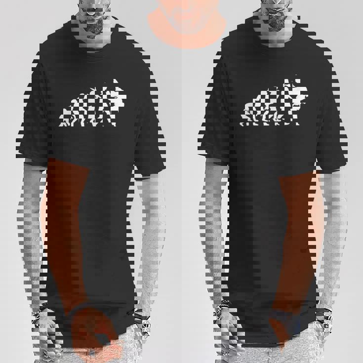 人類の進化 エボリューション 道場 柔道好き 趣味 古武道 柔道家 柔道部 おもしろ 柔道 Tシャツ 面白い贈り物