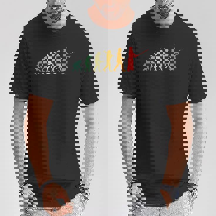 人類の進化 剣道 武道 剣道好き 剣道部 趣味 剣道サークル 鉄剣道 剣術 エボリューション Tシャツ 面白い贈り物