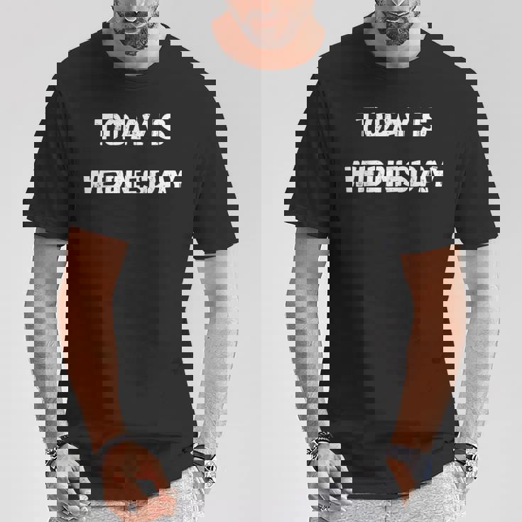 今日は水曜日 Tシャツ 面白い贈り物