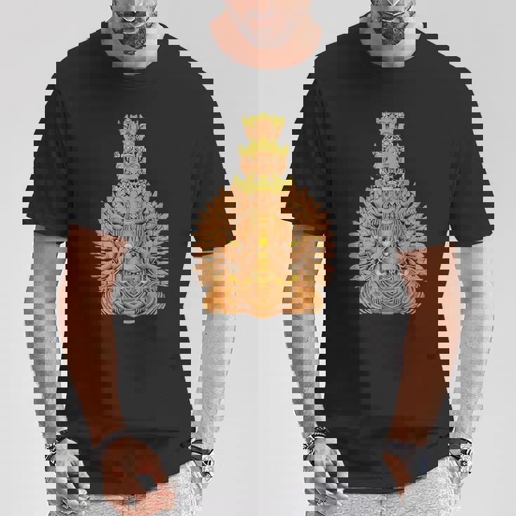 仏教 観音菩薩 Tシャツ 面白い贈り物