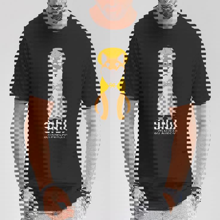 傘寿祝い 犬 柴犬 ちゃんちゃんこ 父 男性 女性 母 犬好き 傘寿 お祝い 80歳 かわいい おしゃれ Tシャツ 面白い贈り物