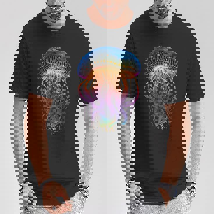 光るクラゲ Tシャツ 面白い贈り物