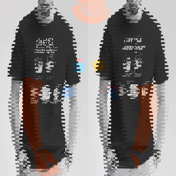 免疫系細胞生物学細胞科学ユーモア免疫学者 Tシャツ 面白い贈り物