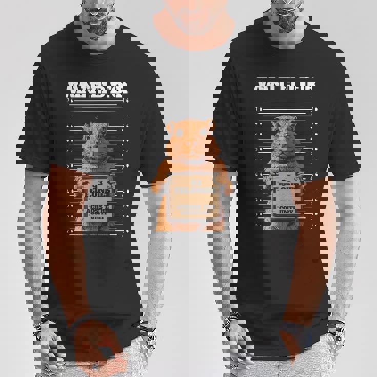 全国指名手配 重犯罪93件ハムスター Tシャツ 面白い贈り物